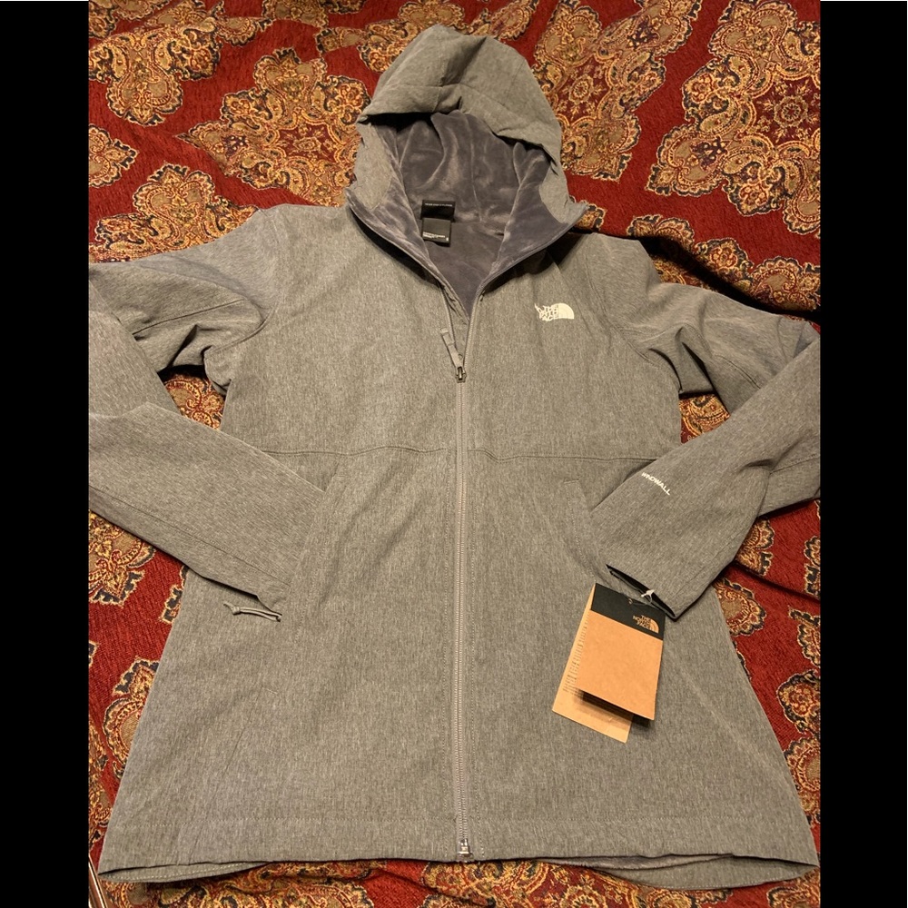 North Face fleece lined jacket. Size medium.